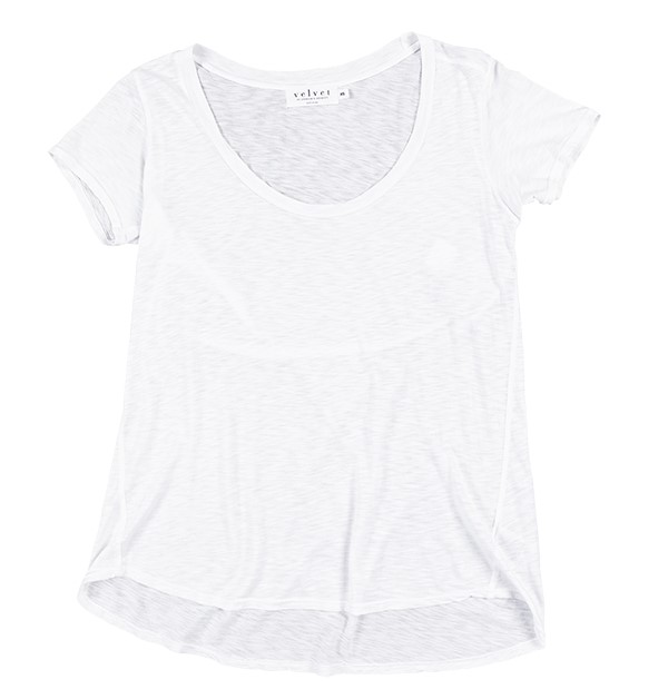 Velvet by Graham and Spencer basic white tshirt