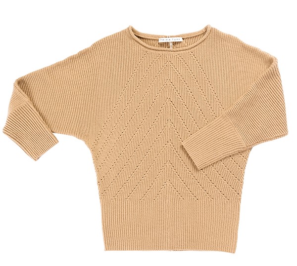 Trina Turk camel sweater basics 